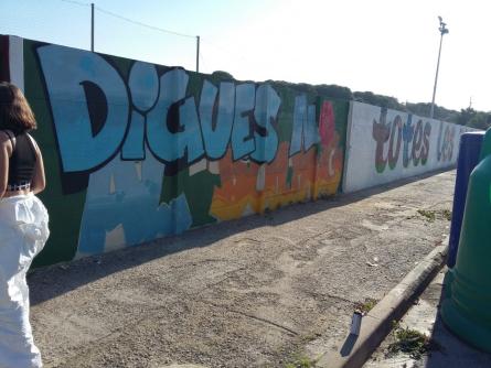 Mur Institut mural pau grafit (imatge d'arxiu)