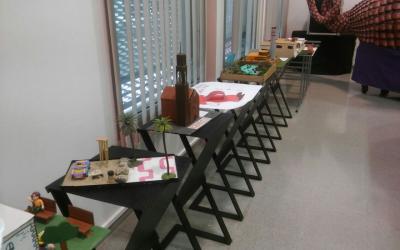 Exposició maquetes anglés 1r ESO Les Vinyes